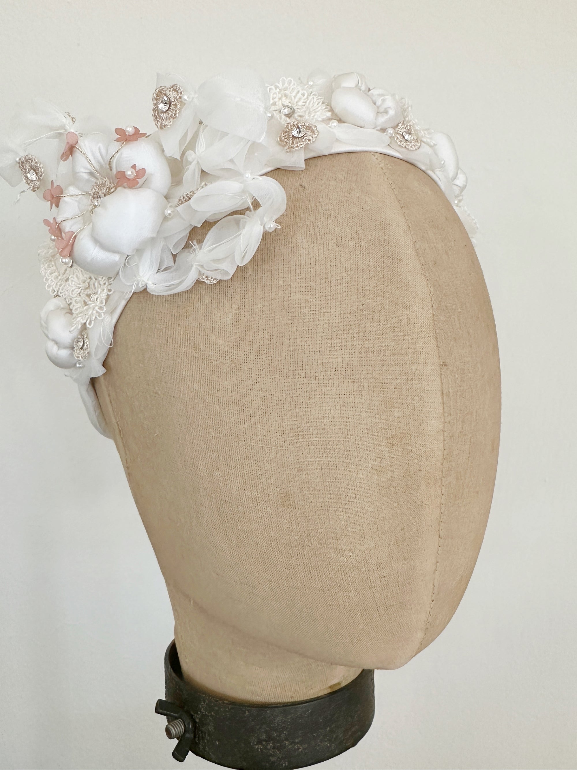 Diadema para Bebé de Bautizo Mod. Tdr4164