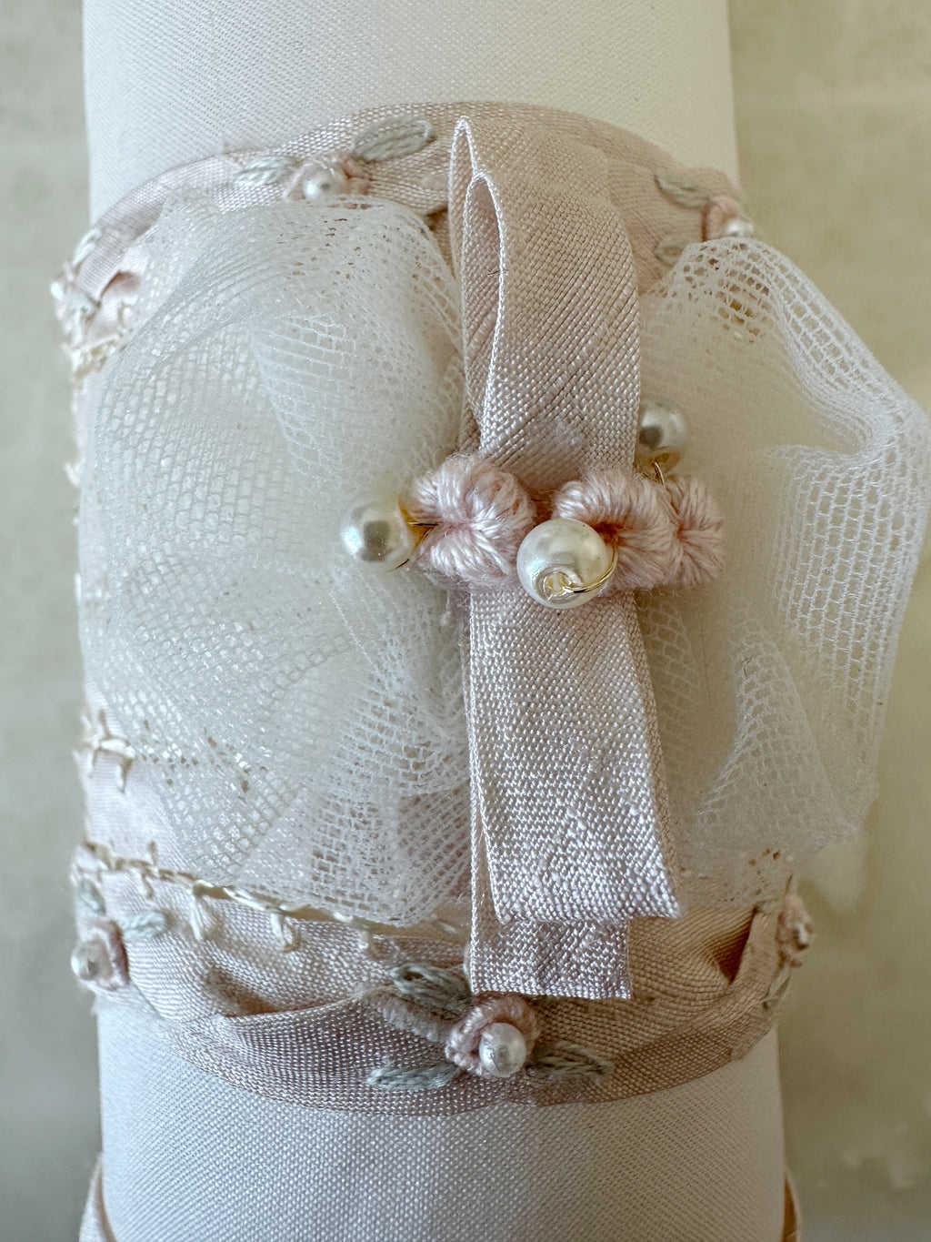 Set de Vela para Bautizo para Niña Mod. Anabr4569
