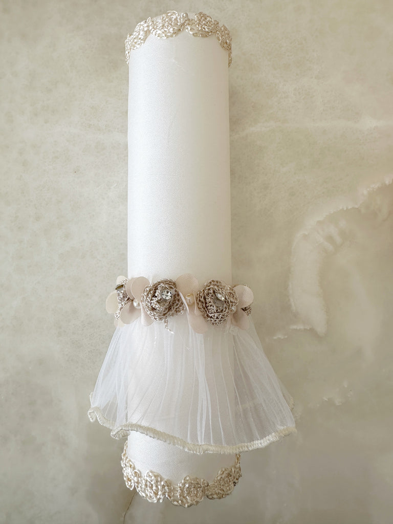Set de Vela para Bautizo para Niña Mod. Anabr2073