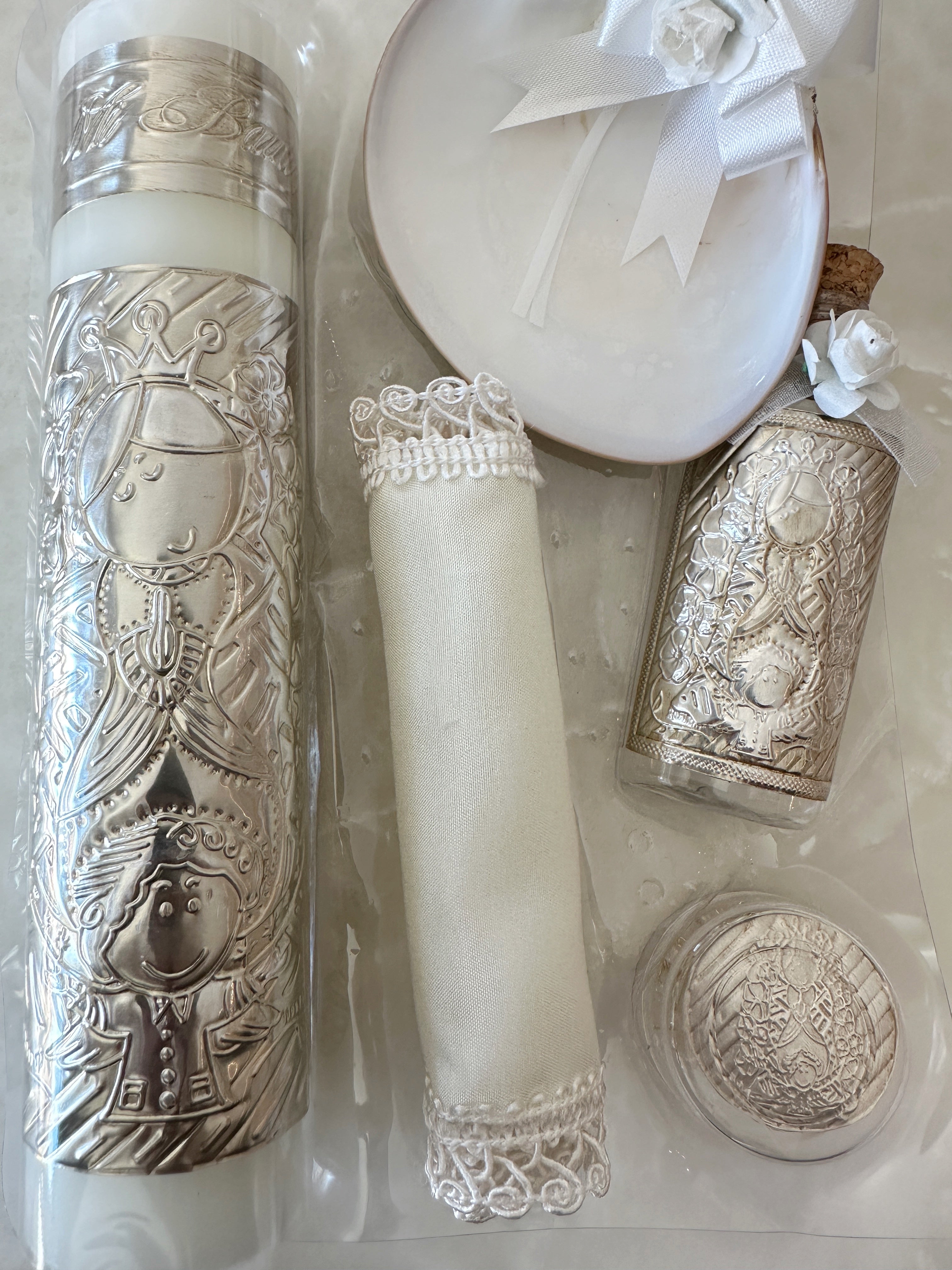 Set de Vela para Bautizo