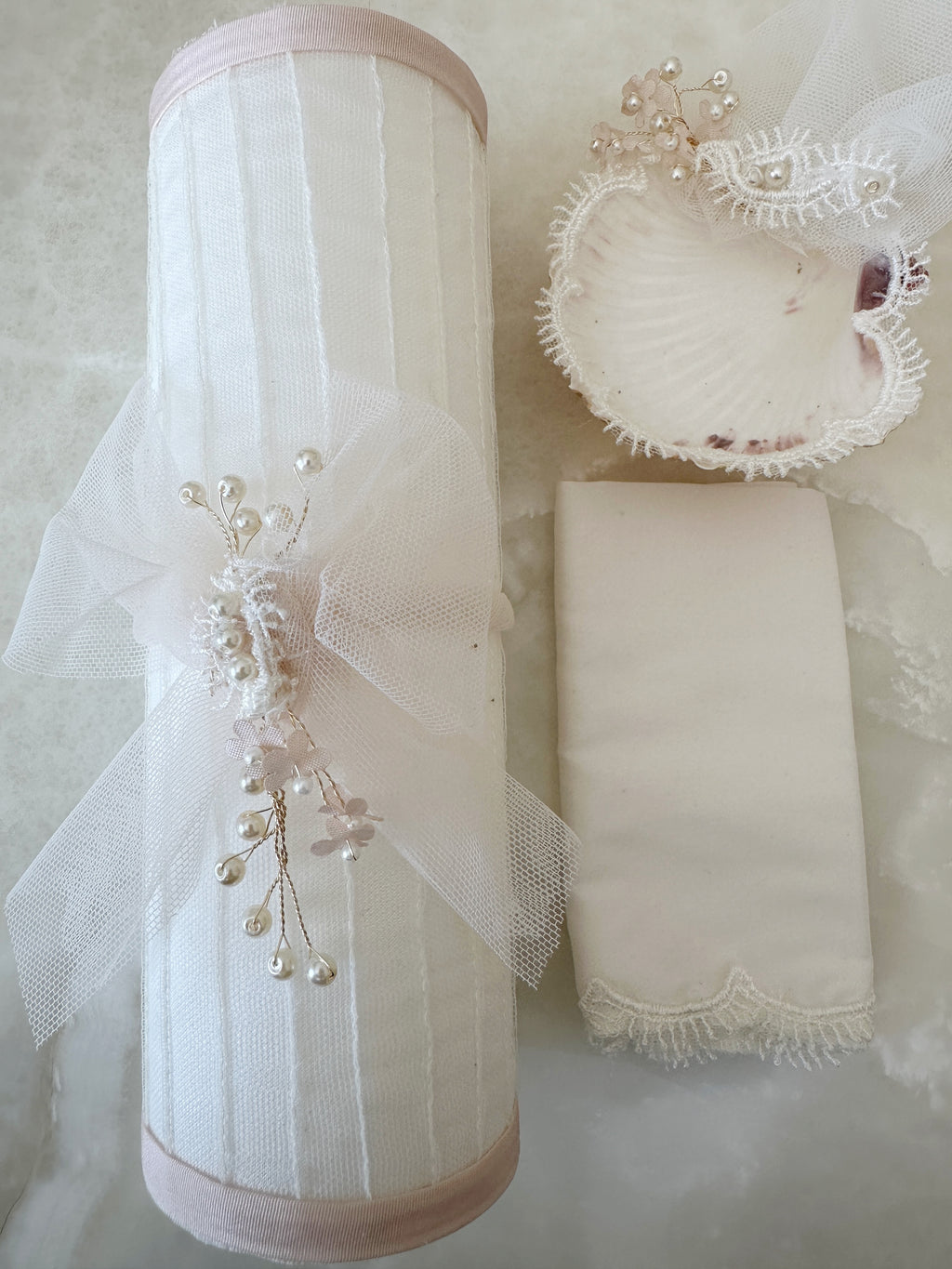 Set de Vela para Bautizo para Niña Mod. Anabr4568