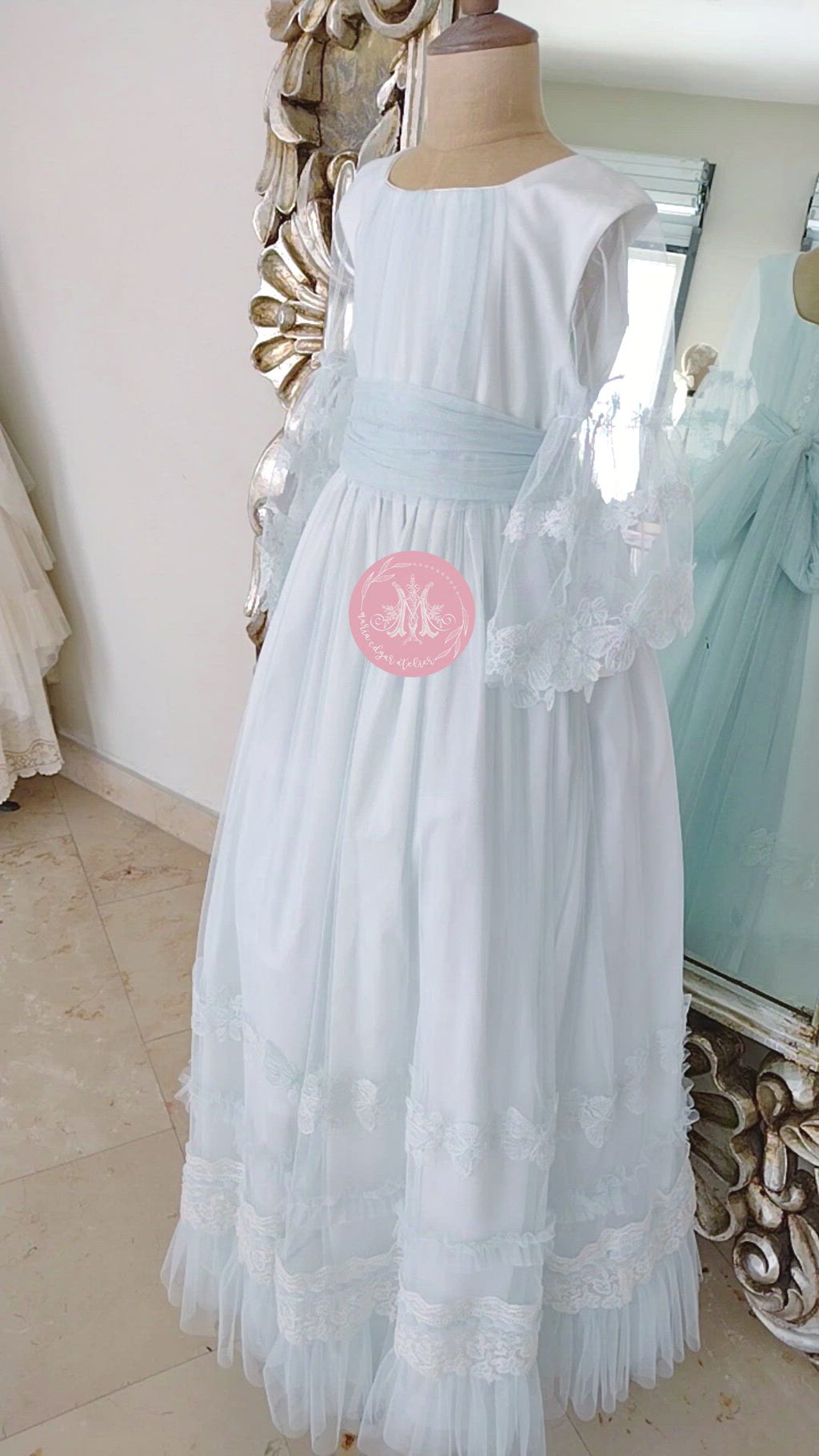 Vestido Español para Primera Comunión Estels D' Argent Mod. 476 T10