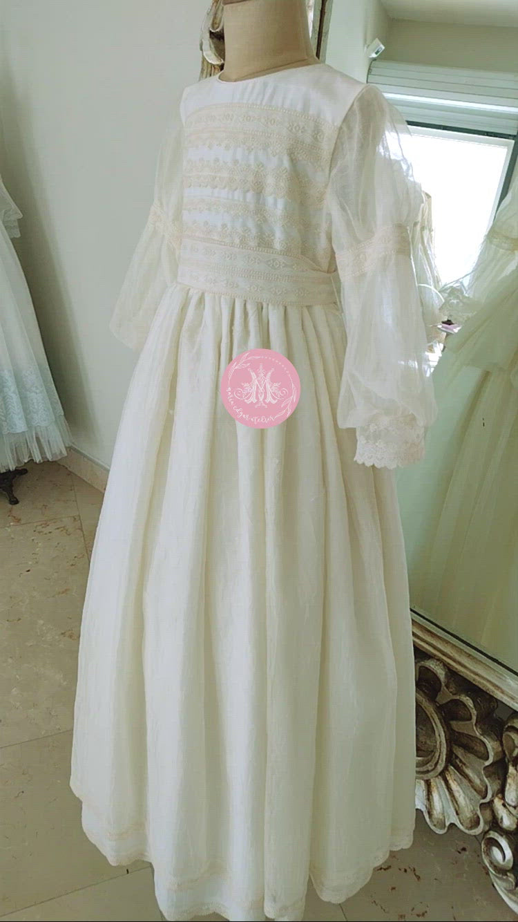 Vestido Español para Primera Comunión Estels D' Argent Mod. 568 T8