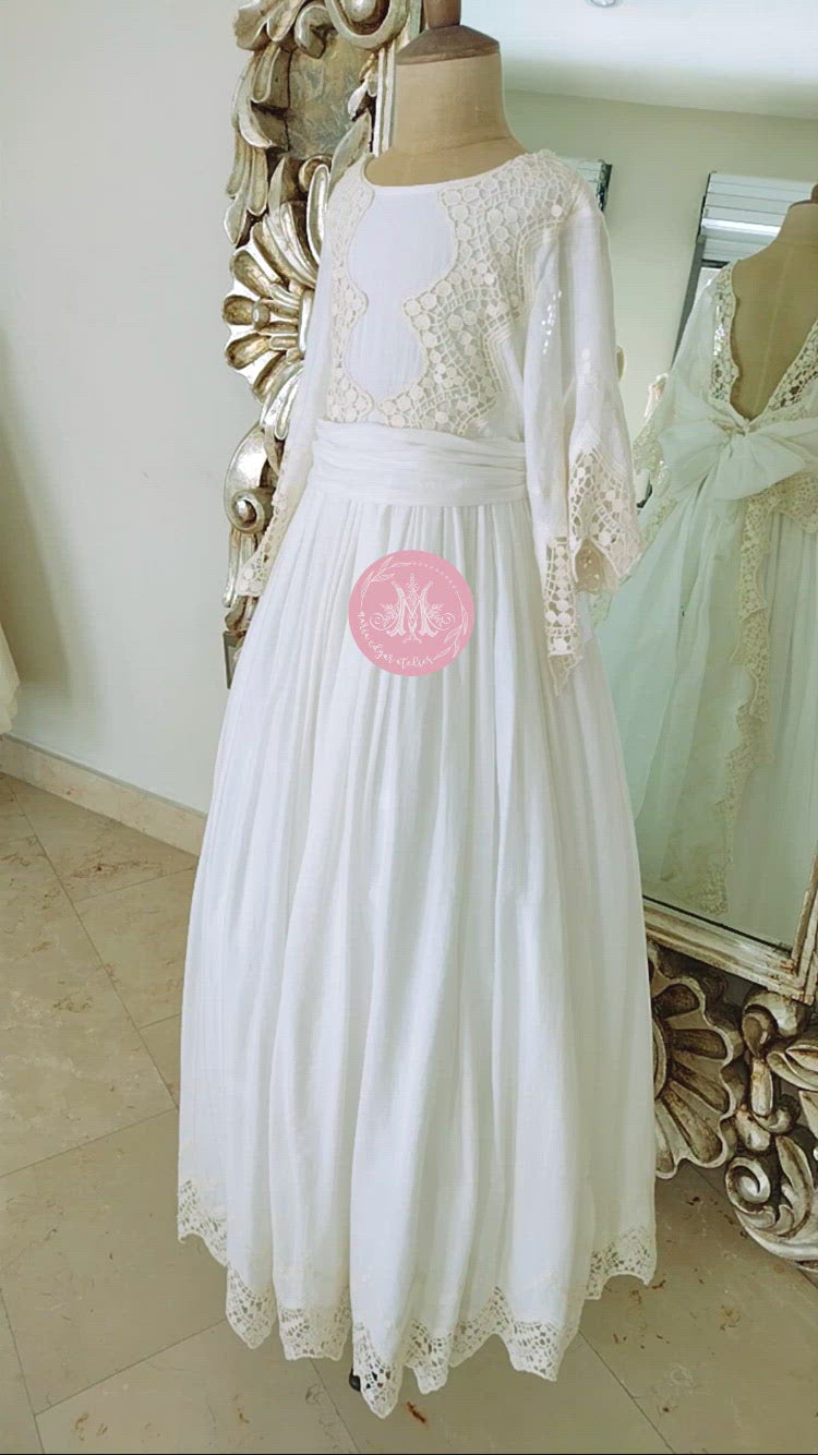 Vestido Español para Primera Comunión Estels D' Argent Mod. 473 T8