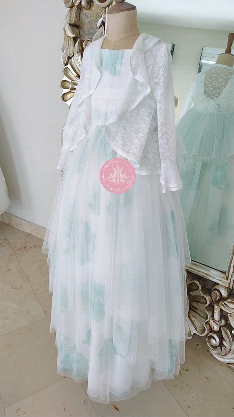 Vestido Español para Primera Comunión Estels D' Argent Mod. 569 T9
