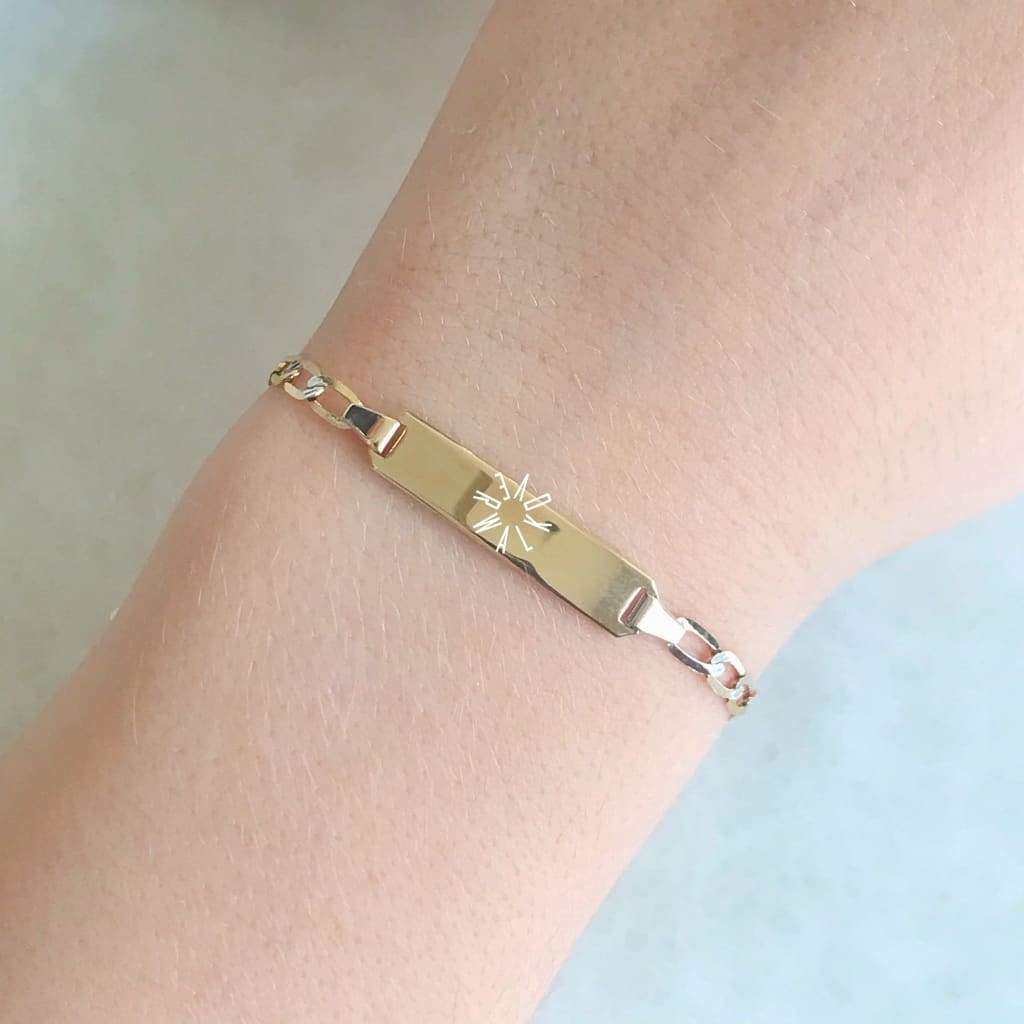Esclava Para Niño Oro Amarillo 14K E-Oa-14-85-074-2A7 Esclava