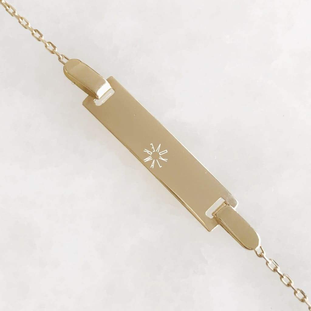 Esclava Para Niño Oro Amarillo 14K E-Oa-14-85-079-1A8 Esclava