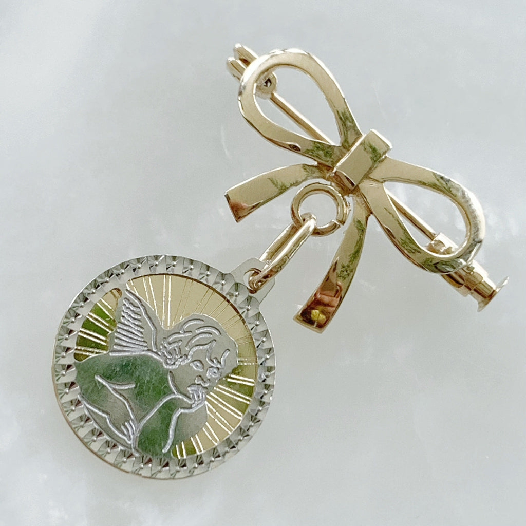 Baby Pin de Angelito Oro 14k Mod 2a4e