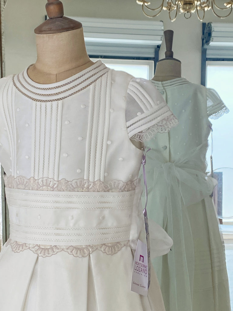 Vestido Español para Primera Comunión Monserrat Lozano Mod. 053 T8