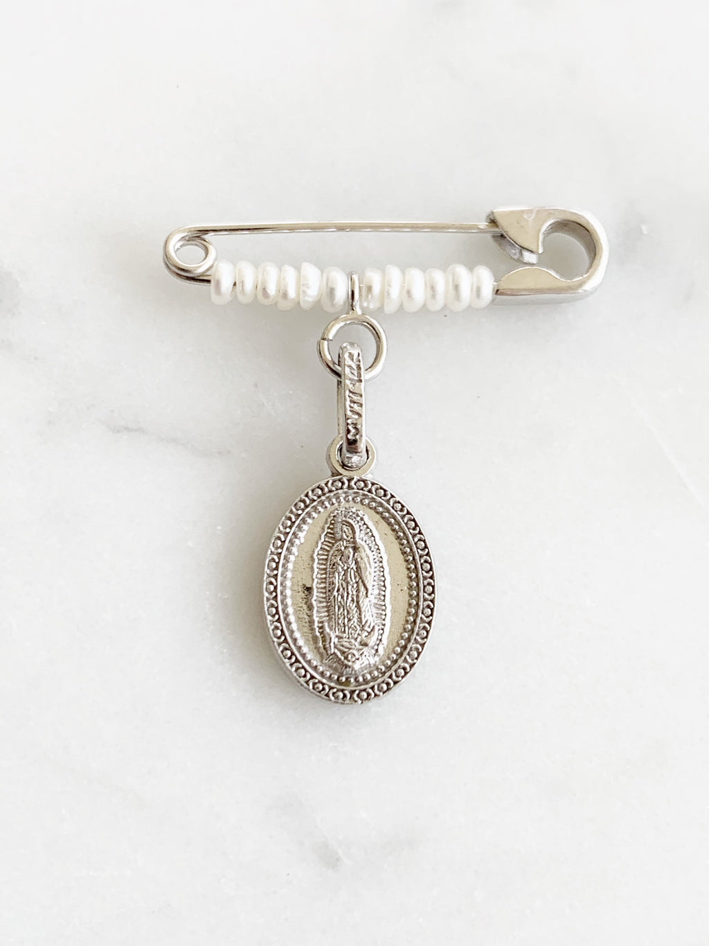 Baby Pin de la Virgen de Guadalupe Oro 14k Mod. 2a0be