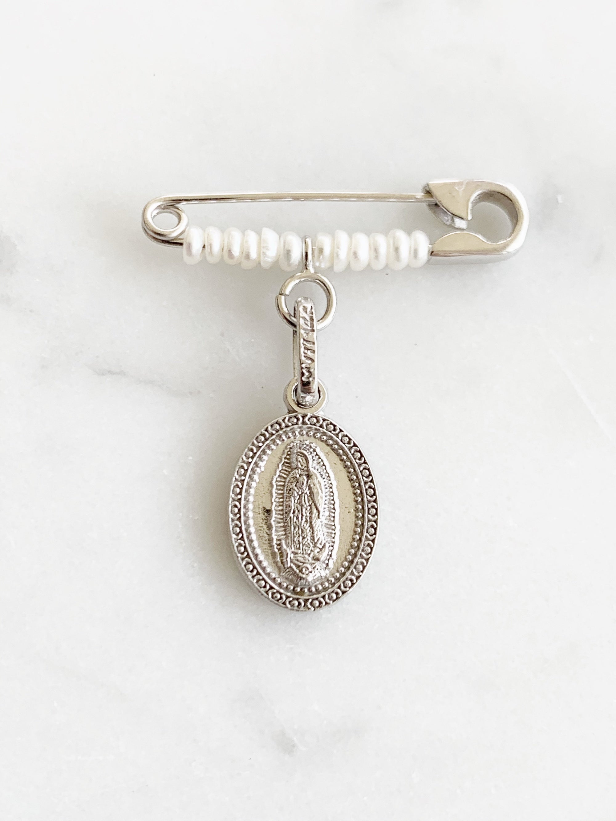 Baby Pin de la Virgen de Guadalupe Oro 14k Mod. 2a0be