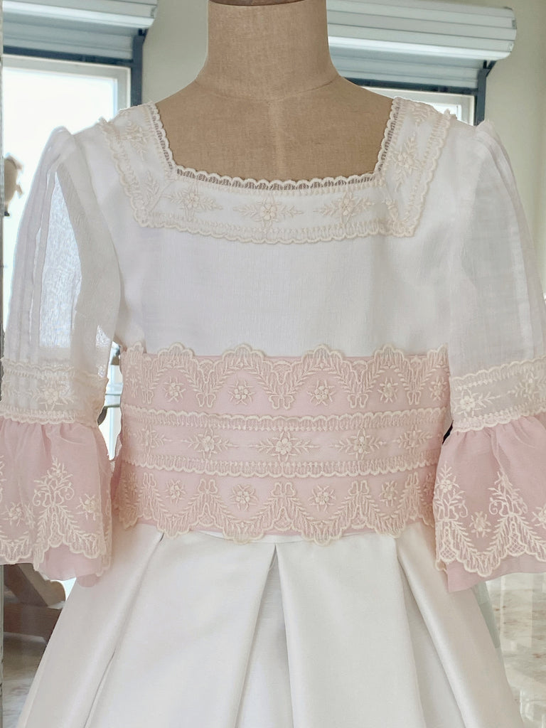 Vestido Español para Primera Comunión Monserrat Lozano Mod. 150 T8