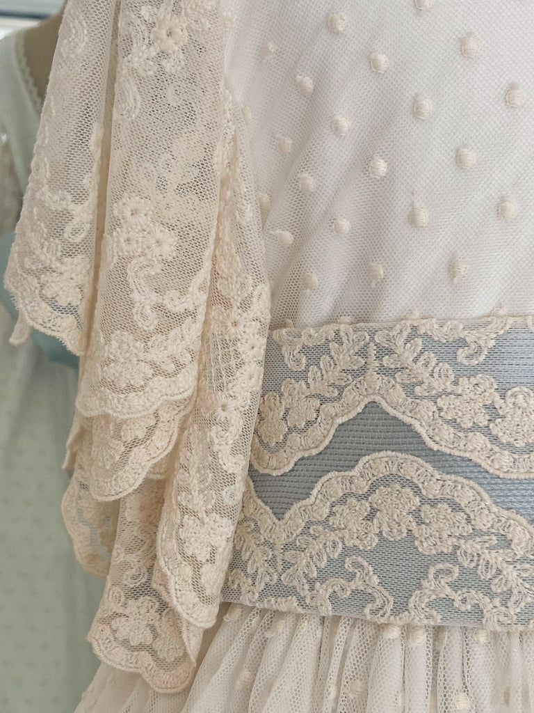 Vestido Español para Primera Comunión Monserrat Lozano Mod. 102 T8