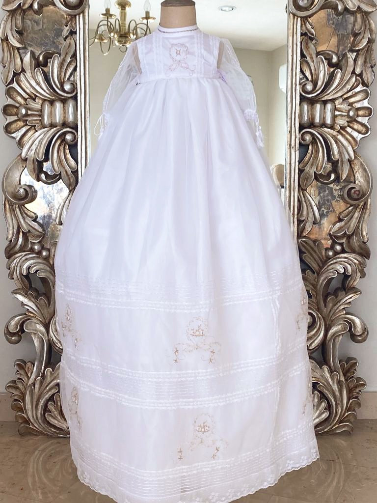 Ropon para Bautizo Largo para Niño y Niña Mod. Rno4205 T12