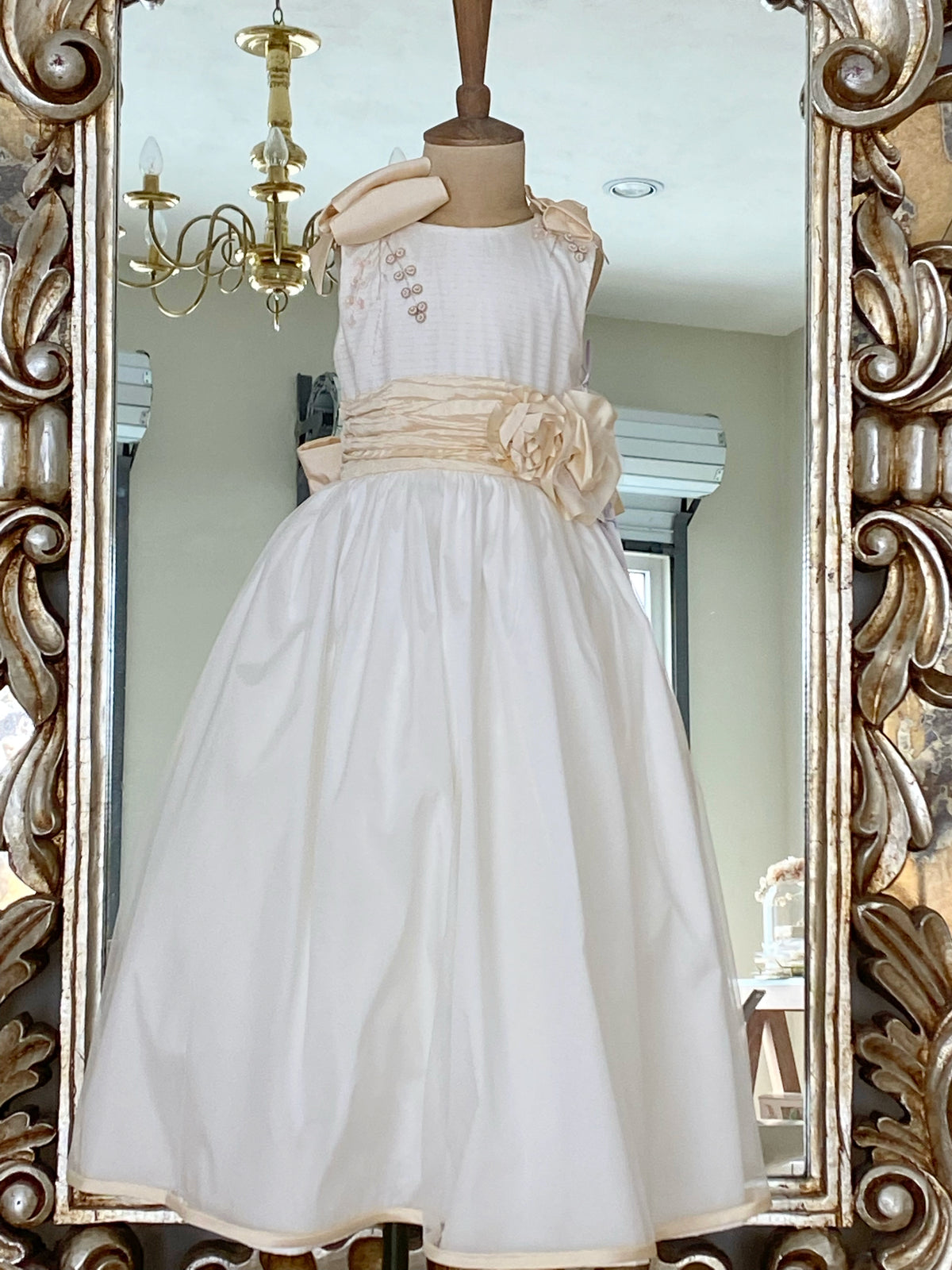 Vestido para Niña de Presentación o Paje Mod. Mev4493  T4 T6