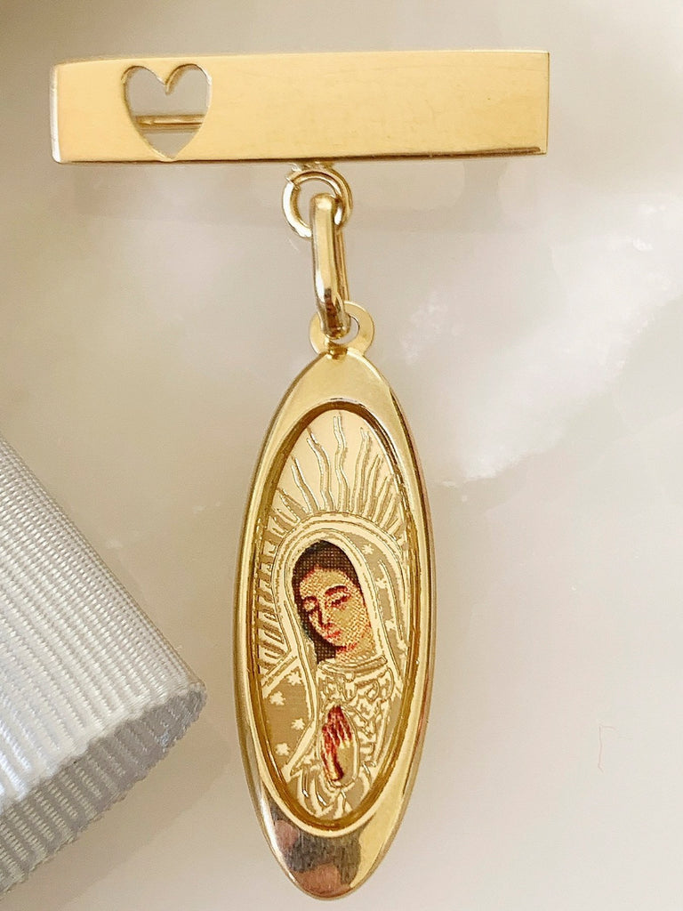 Baby Pin de la Virgen de Guadalupe Oro 14k Mod 3a5e