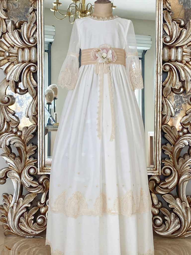 Vestido Español para Primera Comunión Monserrat Lozano Mod. 126 T8