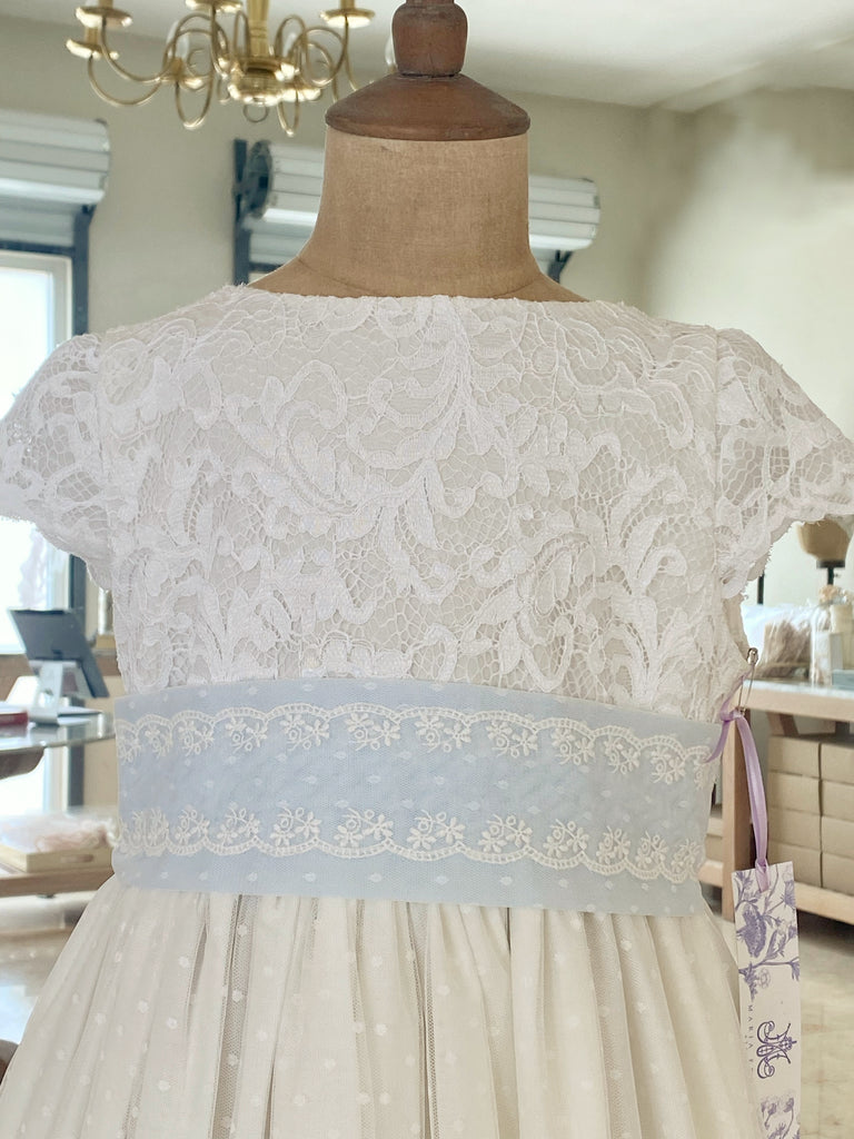 Vestido Español para Primera Comunión Monserrat Lozano Mod. 216 T9