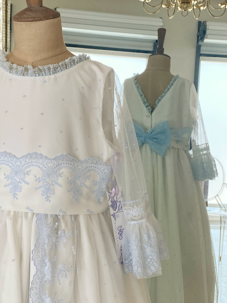Vestido Español para Primera Comunión Monserrat Lozano Mod. 215 T10