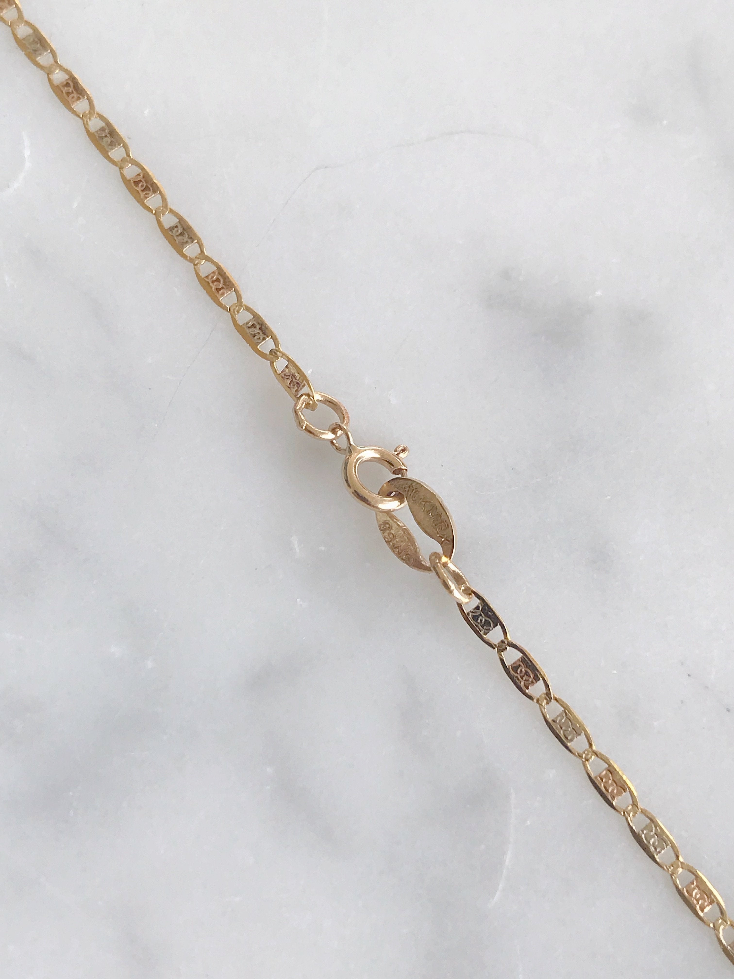 Cadena Con Cruz Virgen De Gpe. Oro 14k Mod Cn1a3 + Cr1a3