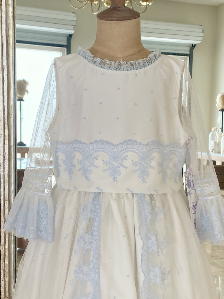 Vestido Español para Primera Comunión Monserrat Lozano Mod. 215 T10