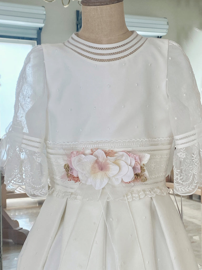 Vestido Español para Primera Comunión Monserrat Lozano Mod. 050 T8