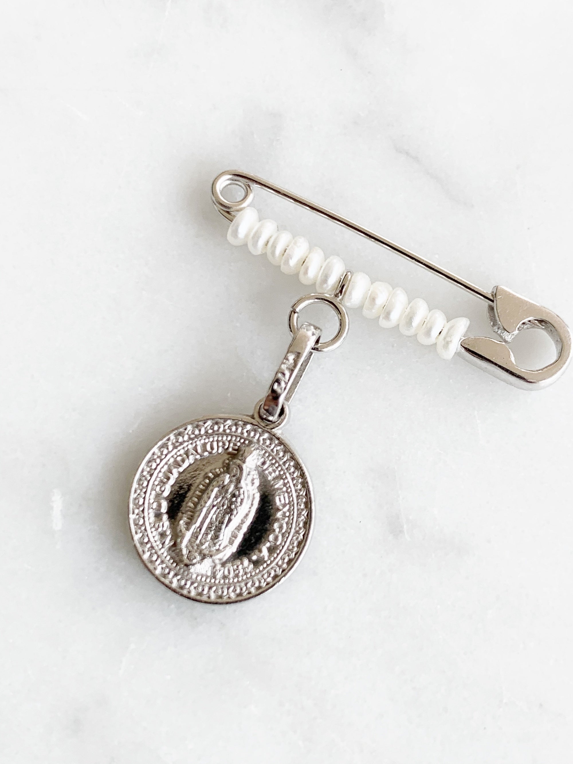 Baby Pin de la Virgen de Guadalupe Oro 14k Mod. 2a3be
