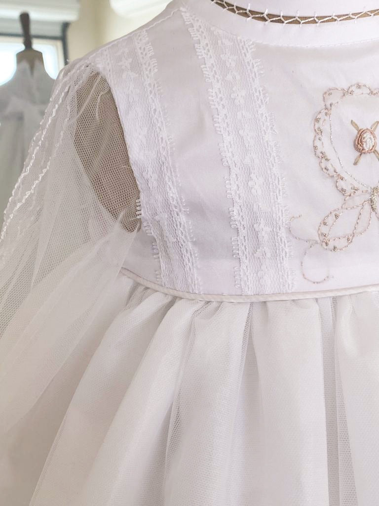 Ropon para Bautizo Largo para Niño y Niña Mod. Rno4205 T12