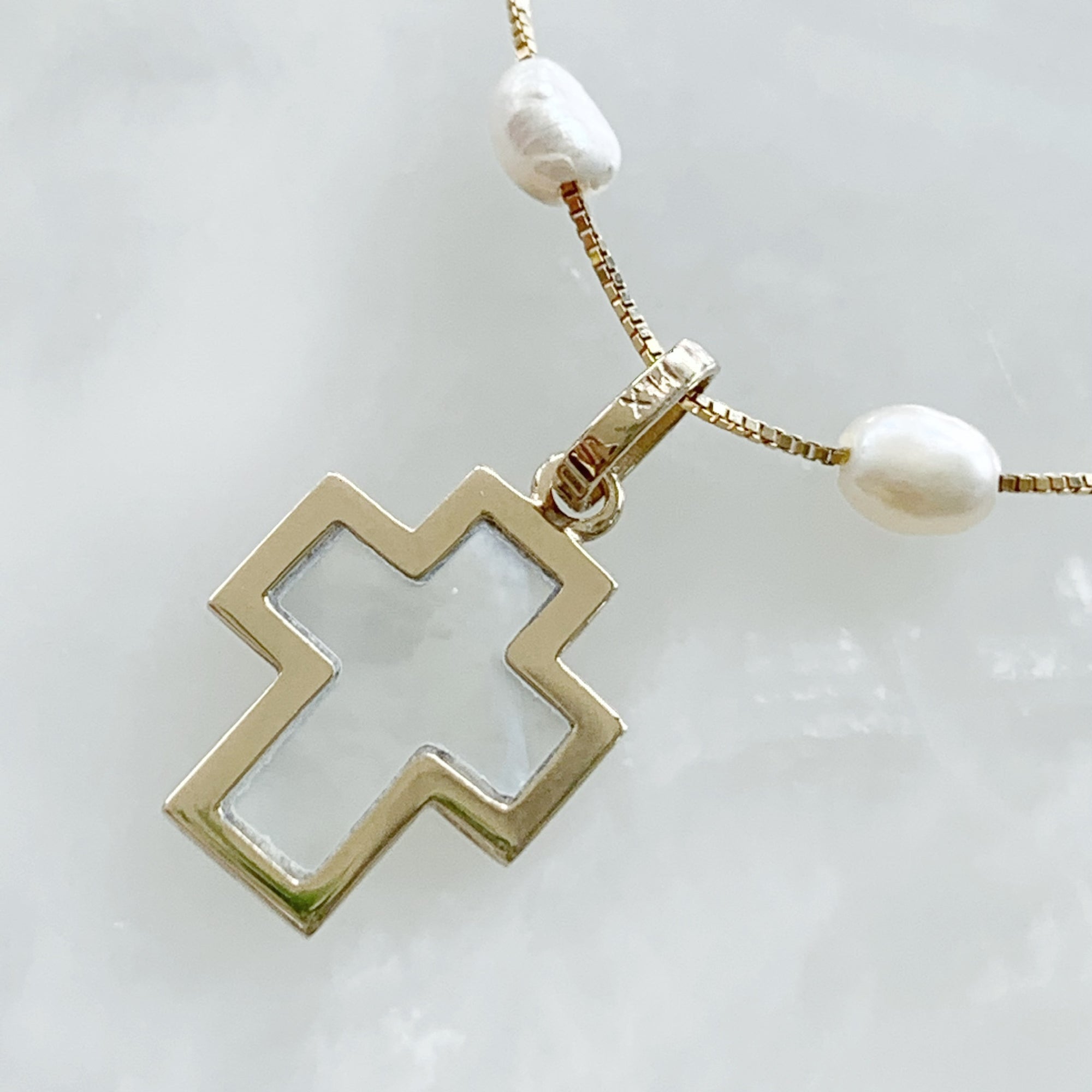 Cadena con Cruz Oro 14k Mod. 4a2e