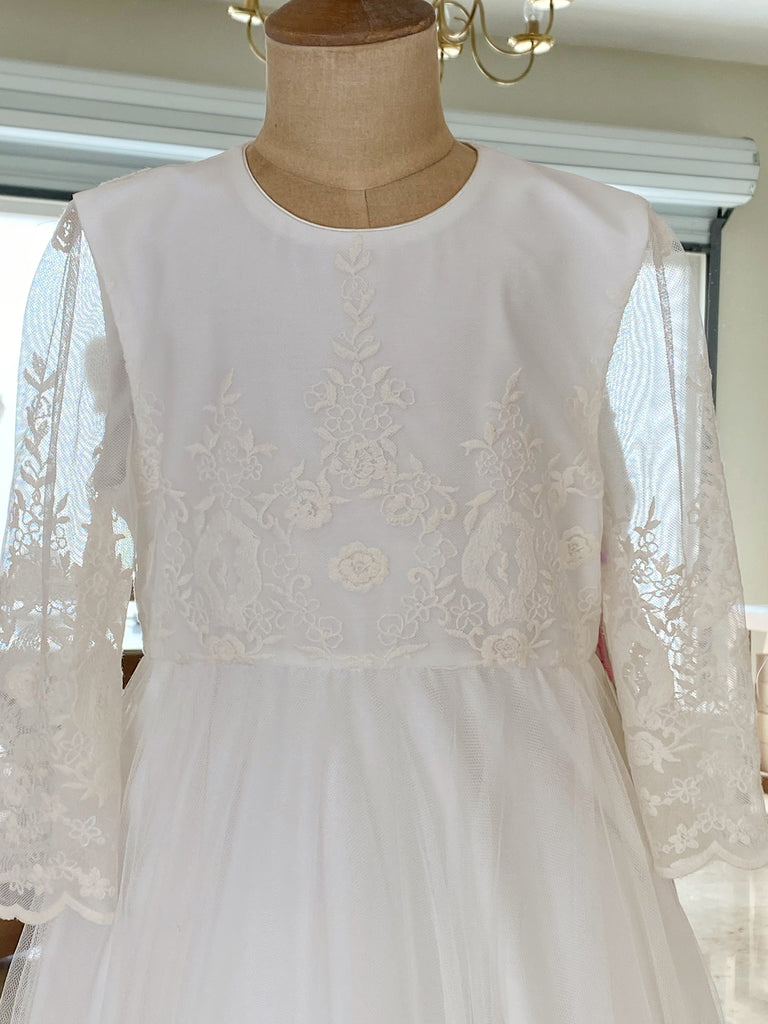 Vestido Español para Primera Comunión Estels D' Argent Mod. 001 T12