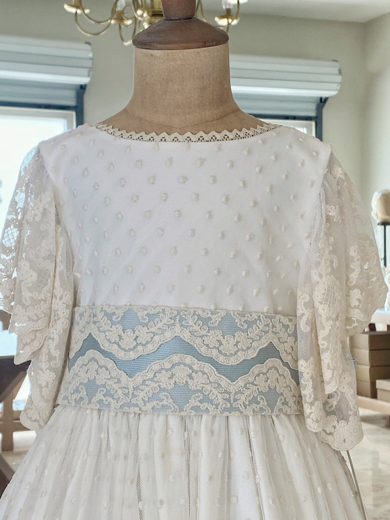 Vestido Español para Primera Comunión Monserrat Lozano Mod. 102 T8