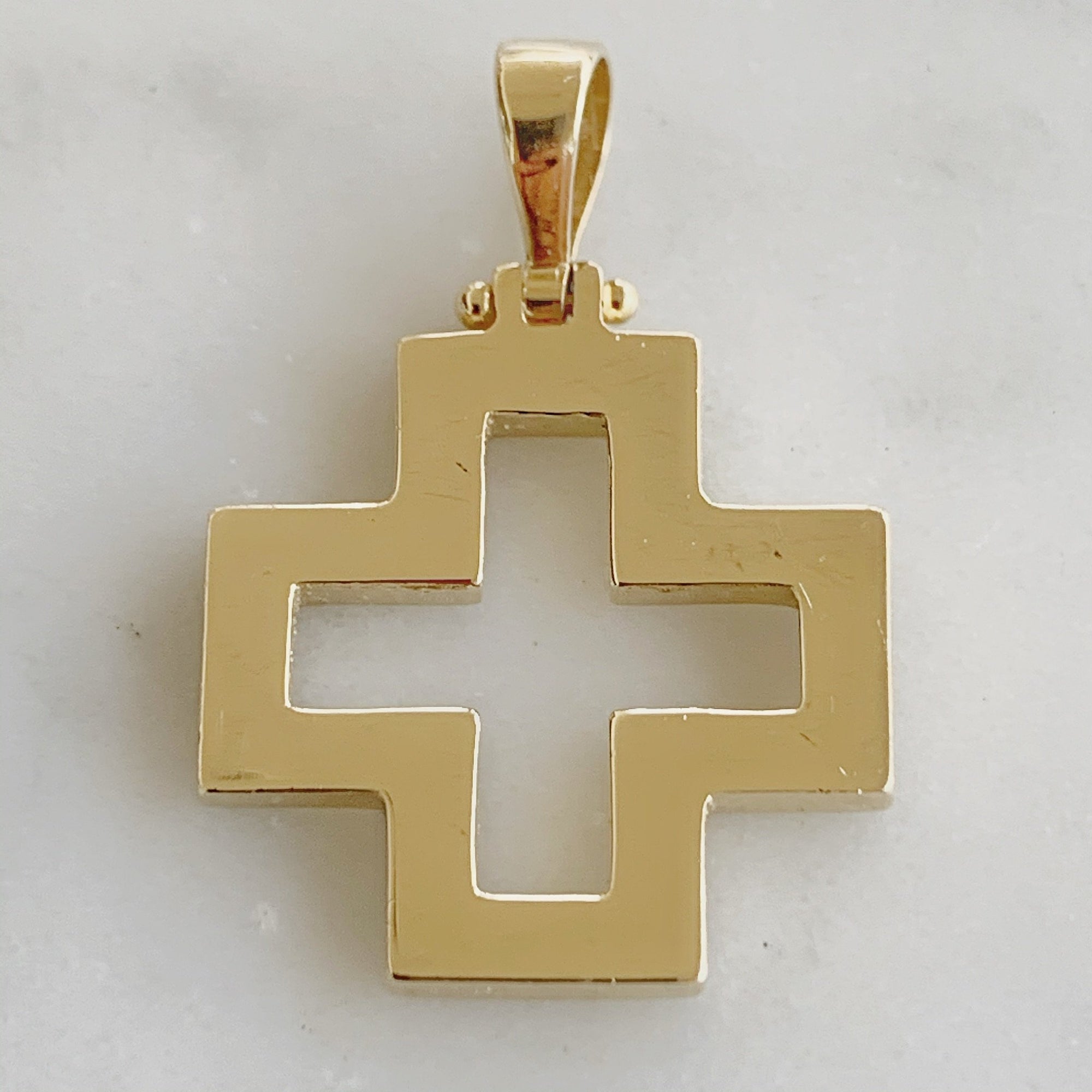 Cruz en Oro 14k Mod. Cr3