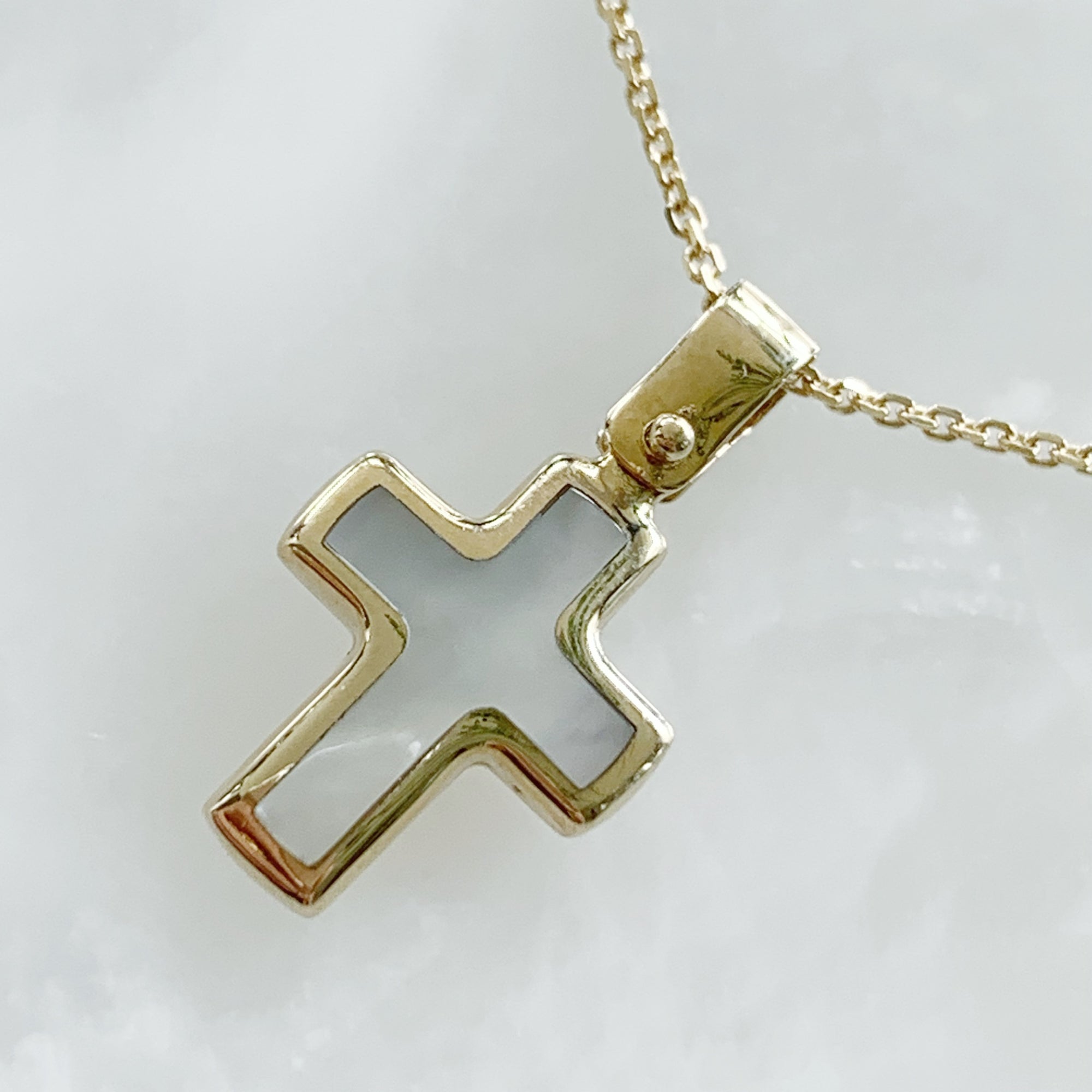 Cadena con Cruz Oro 14k Mod. 2a6e