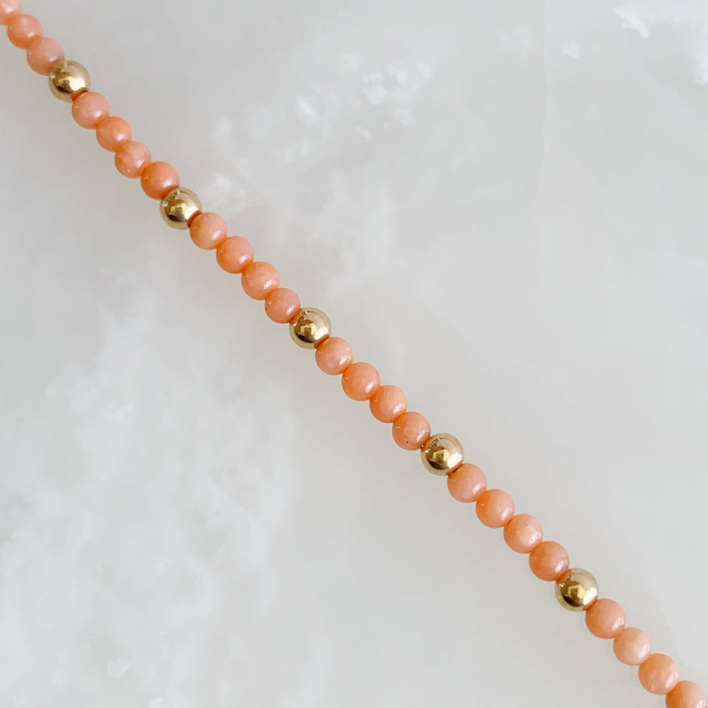 Esclava para Bebe o Niño (a) en Oro 14k Mod. Coral2