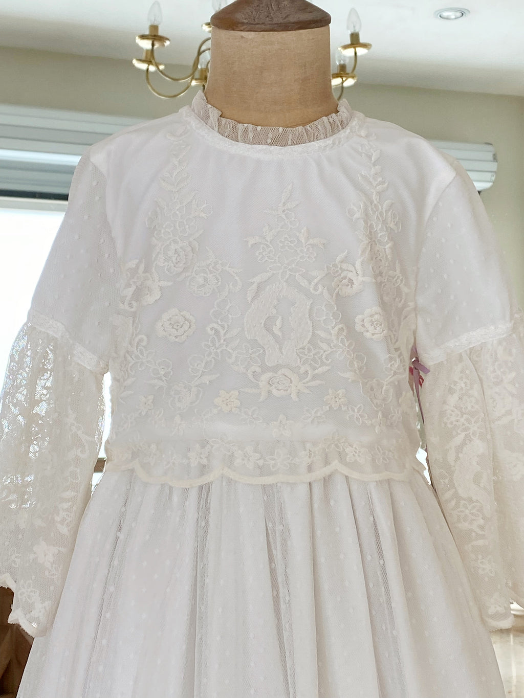 Vestido Español para Primera Comunión Estels D' Argent Mod. 484 T10