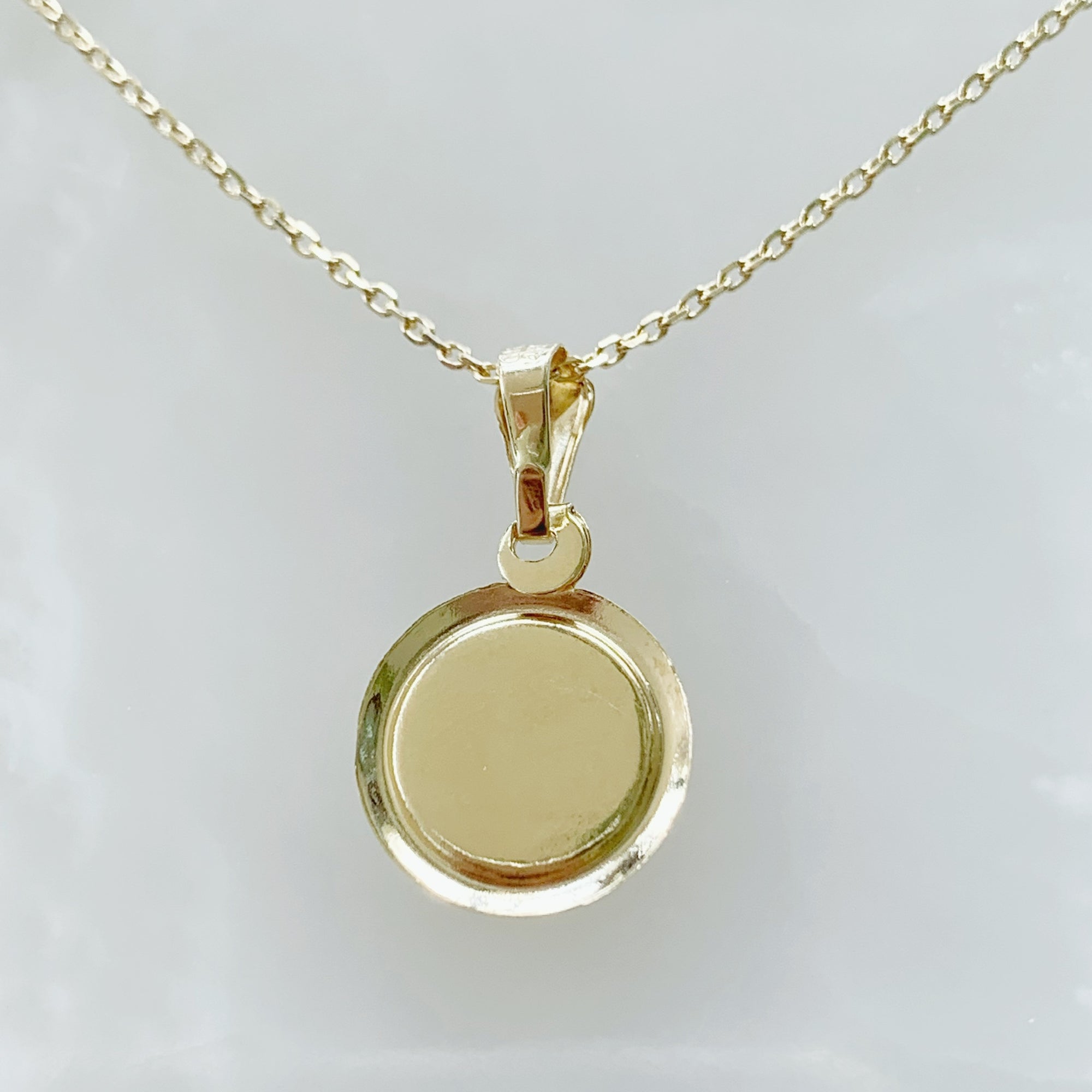 Cadena con Medalla Virgen de Guadalupe Oro 14k Mod. 1a9e