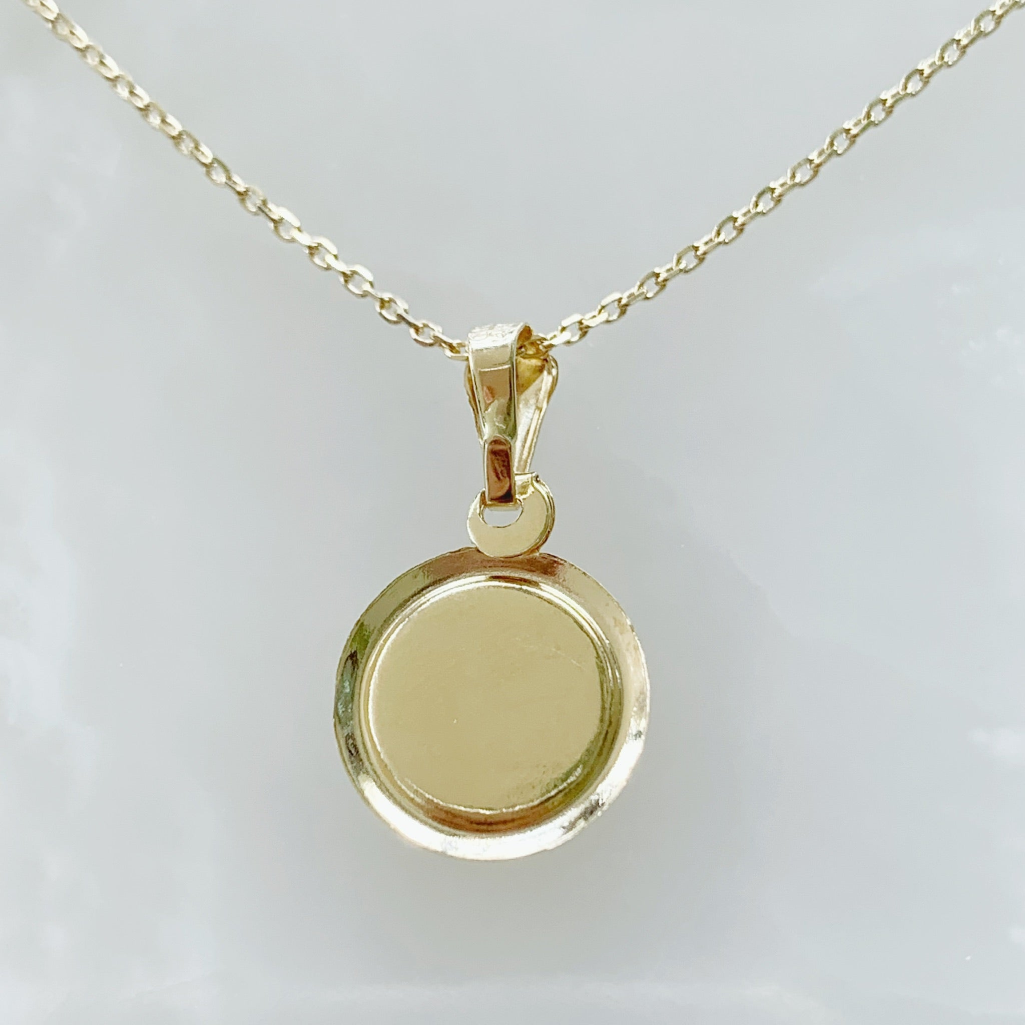 Cadena con Medalla Virgen de Guadalupe Oro 14k Mod. 1a9e