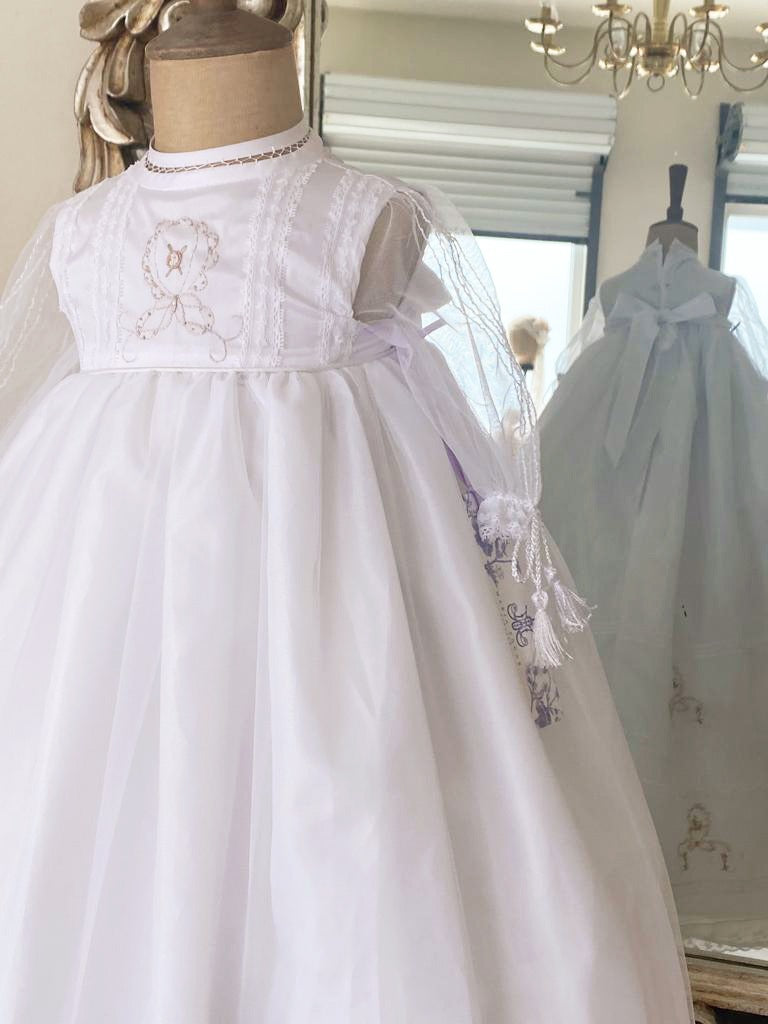 Ropon para Bautizo Largo para Niño y Niña Mod. Rno4205 T12