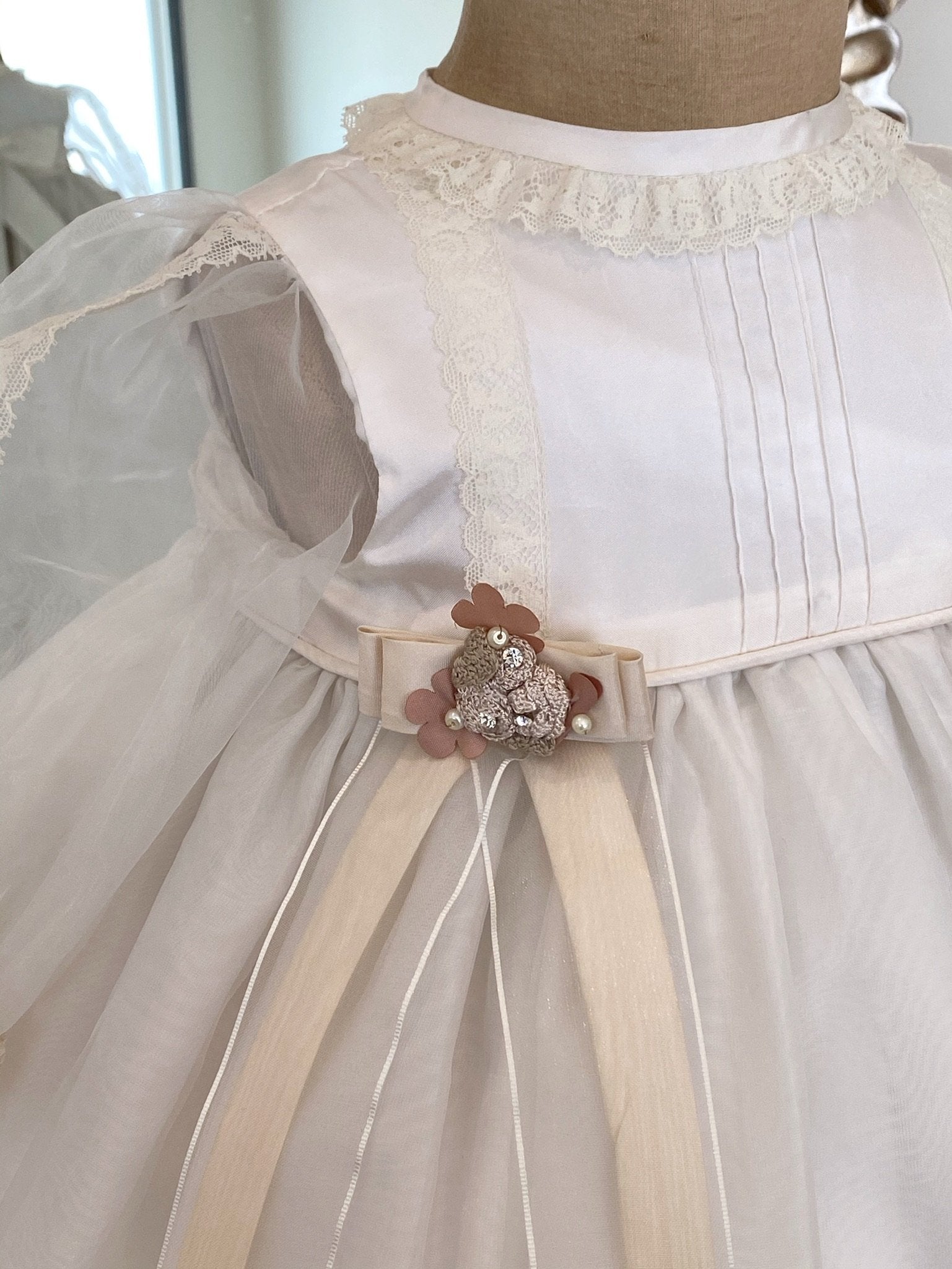 Ropon para Bautizo Largo para Niña Mod. Rna4146 T12