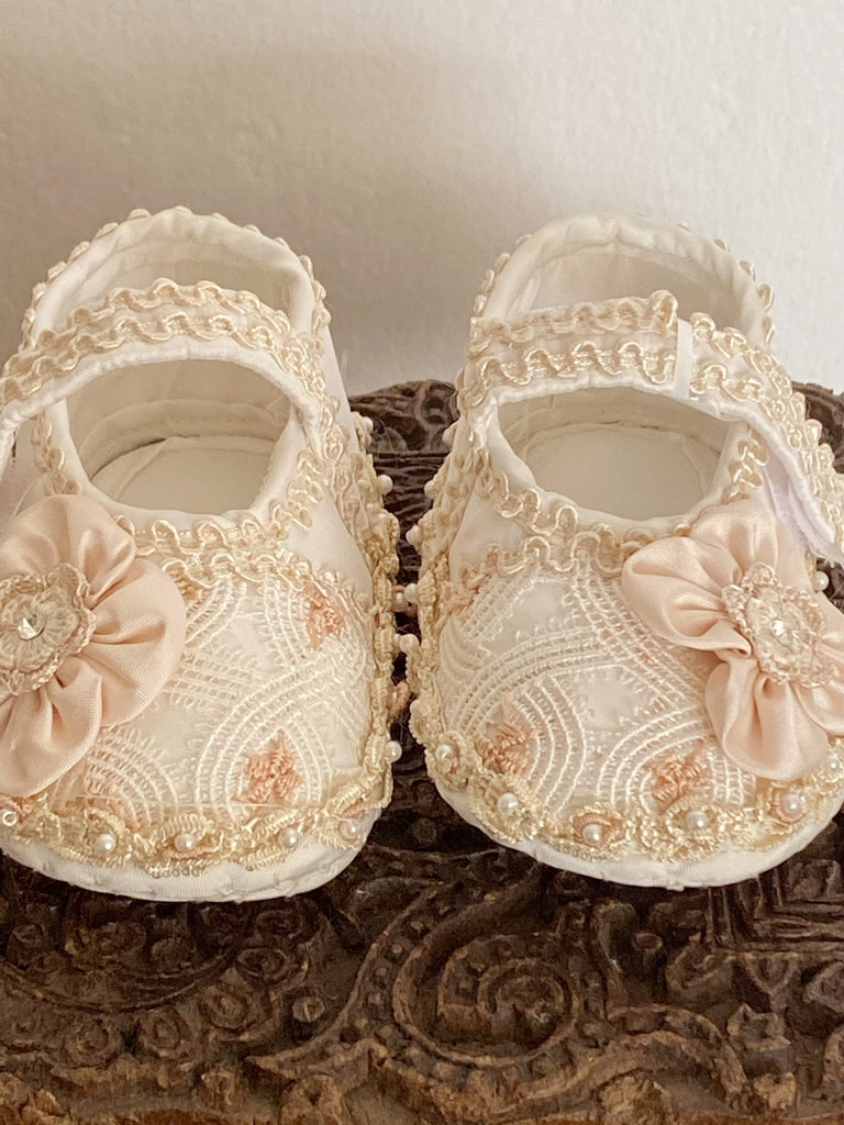 Zapatos Bebé Niña Zapatito Para Bautizo Zapatos Blancos Zapatitos