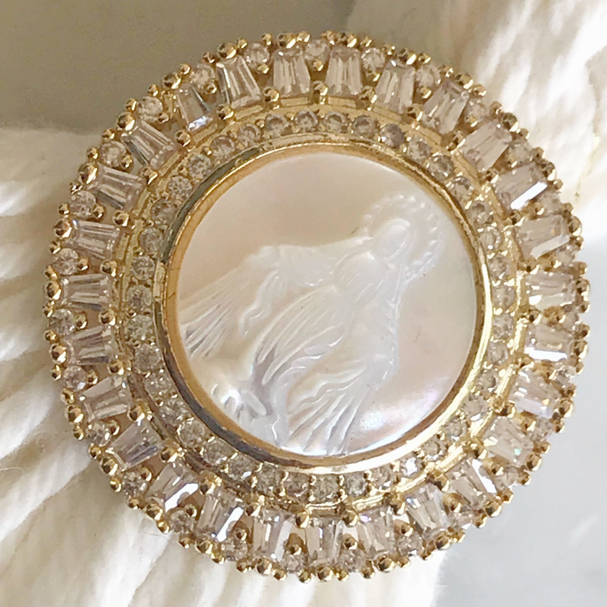 Medalla Virgen  Milagrosa para cuna de Bebe o Entrada de Casa