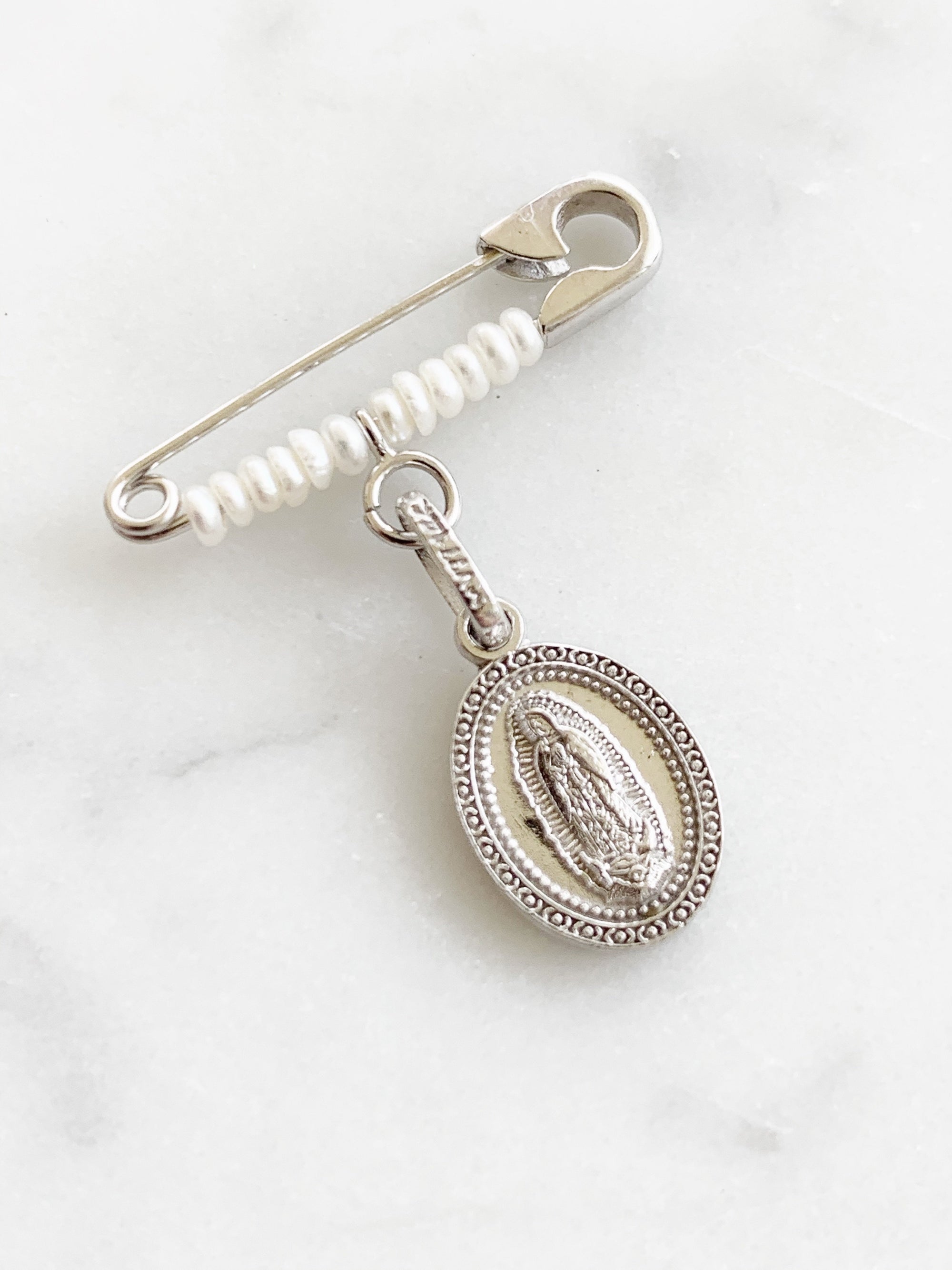Baby Pin de la Virgen de Guadalupe Oro 14k Mod. 2a0be