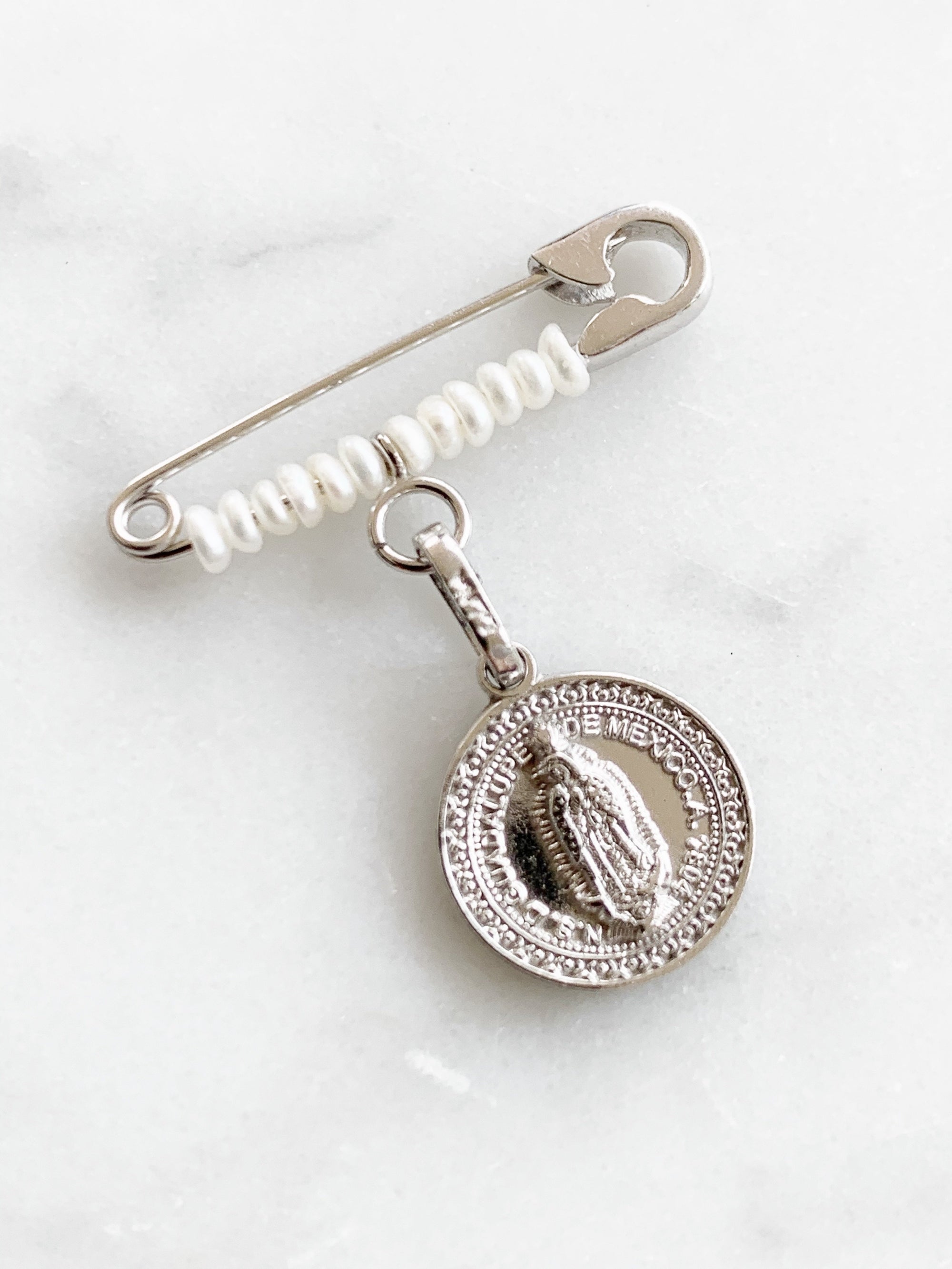 Baby Pin de la Virgen de Guadalupe Oro 14k Mod. 2a3be