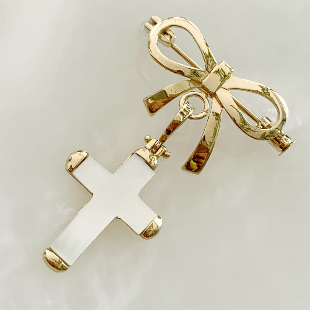 Baby Pin con Cruz Oro 14k Mod 2a8e