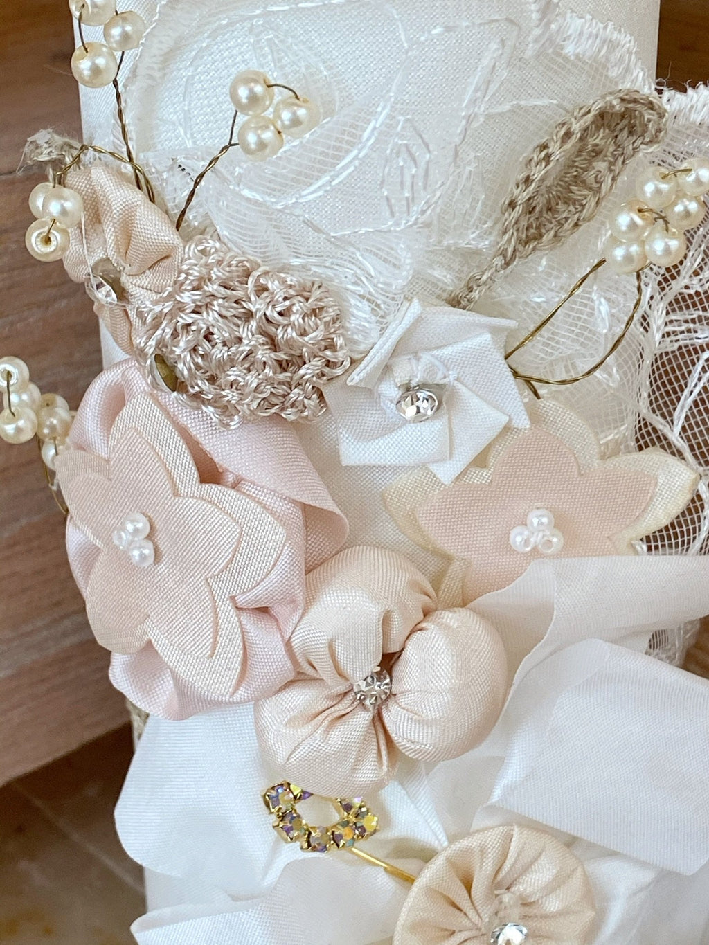 Set de Vela para Bautizo para Niña Mod. Anabr4149-02