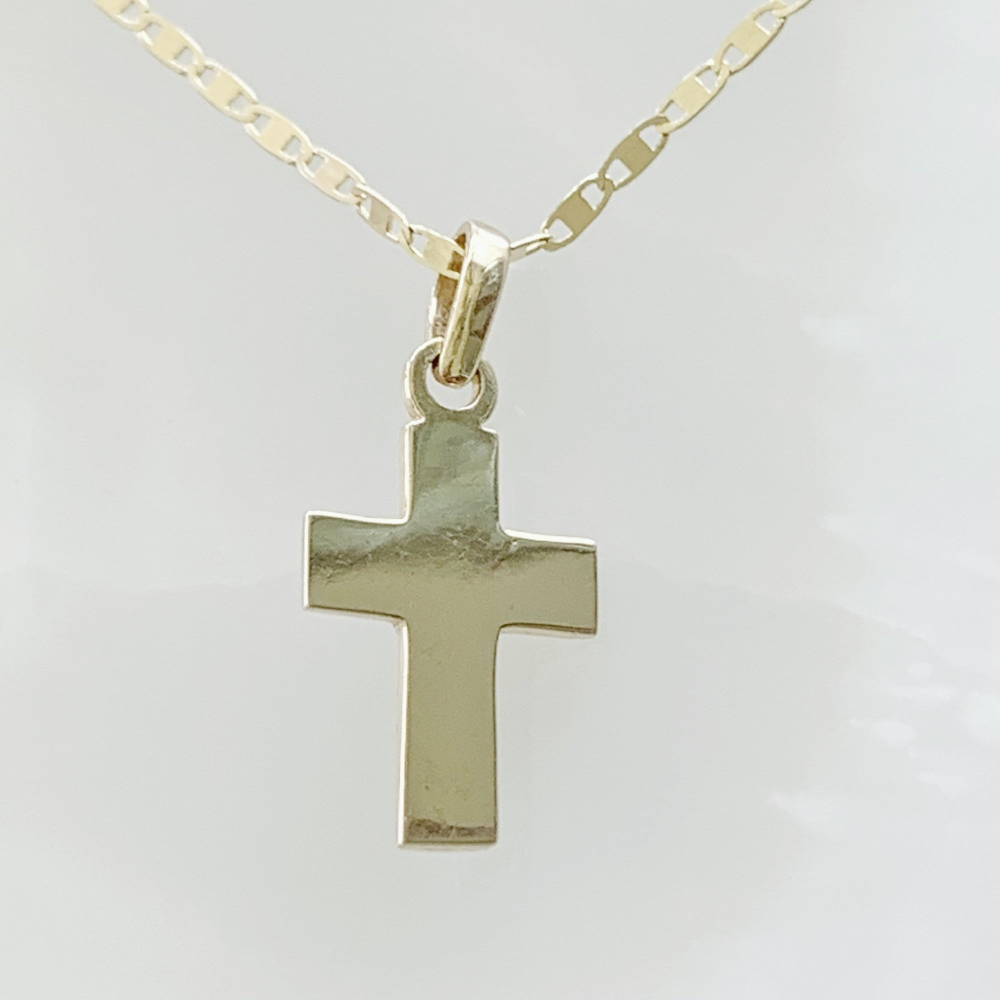 Cadena con Cruz con Cristo Oro 14k Mod. 3a0