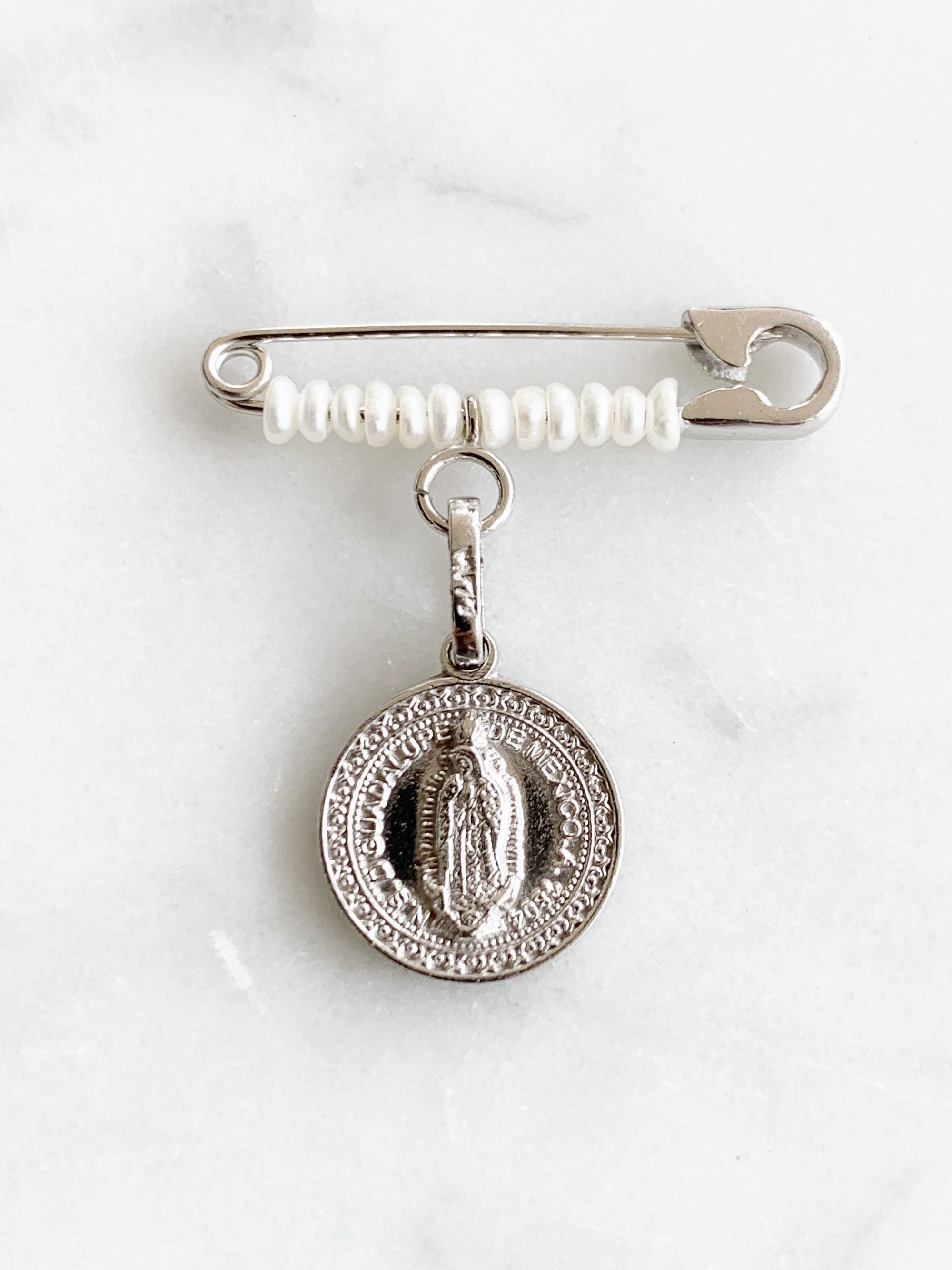 Baby Pin de la Virgen de Guadalupe Oro 14k Mod. 2a3be