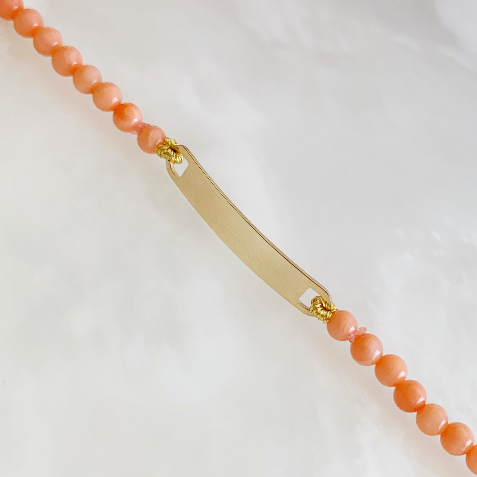 Esclava para Bebe o Niña en Oro 14k Mod. Coral10