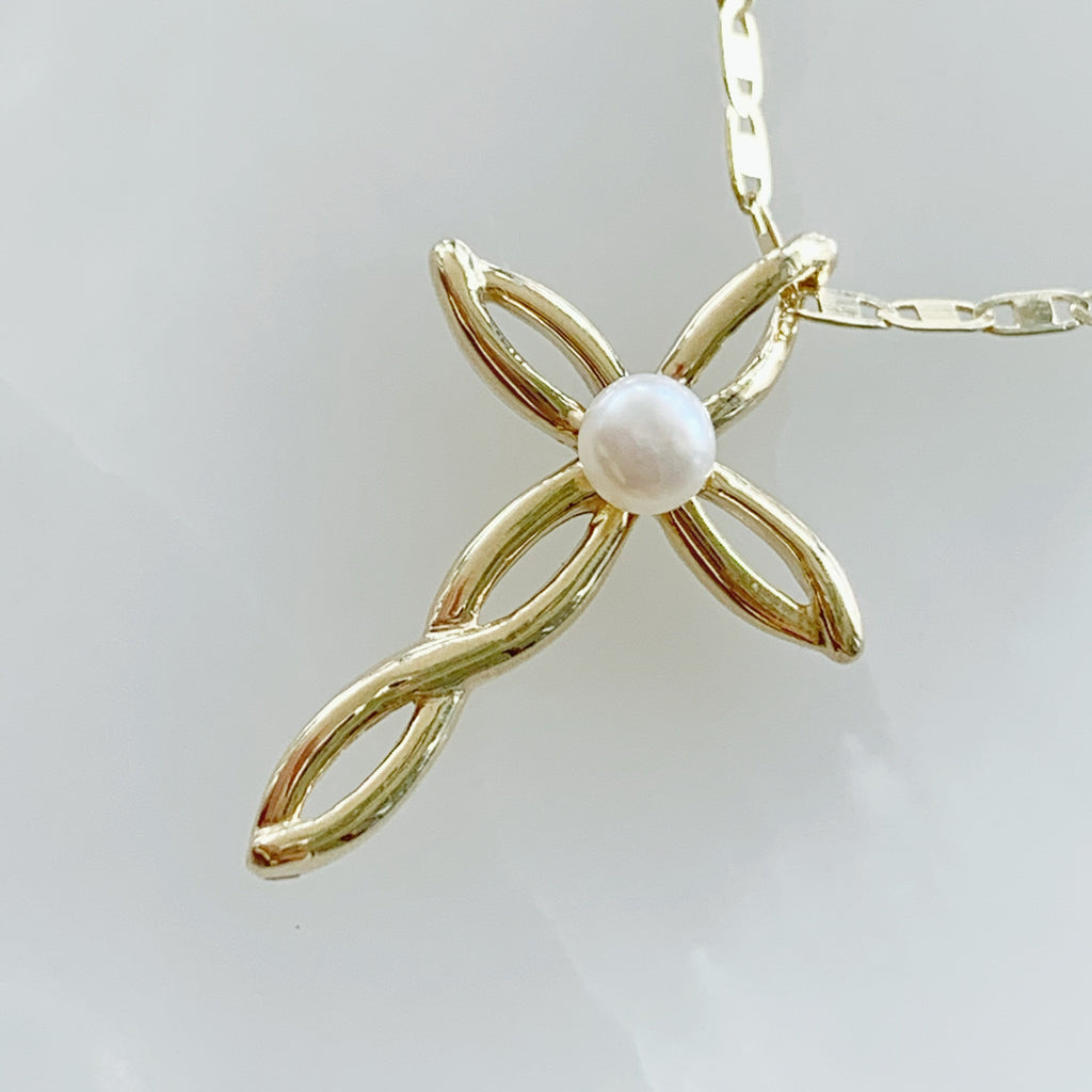 Cadena con Cruz Oro 14k Mod. 3a0e