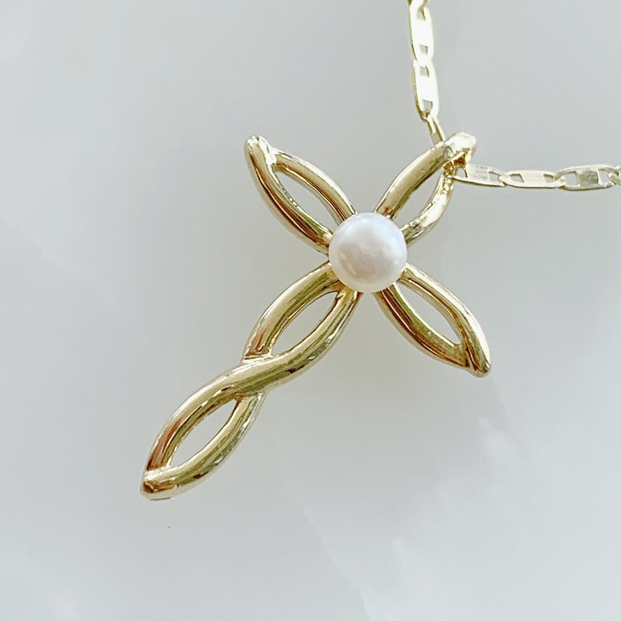 Cadena con Cruz Oro 14k Mod. 3a0e